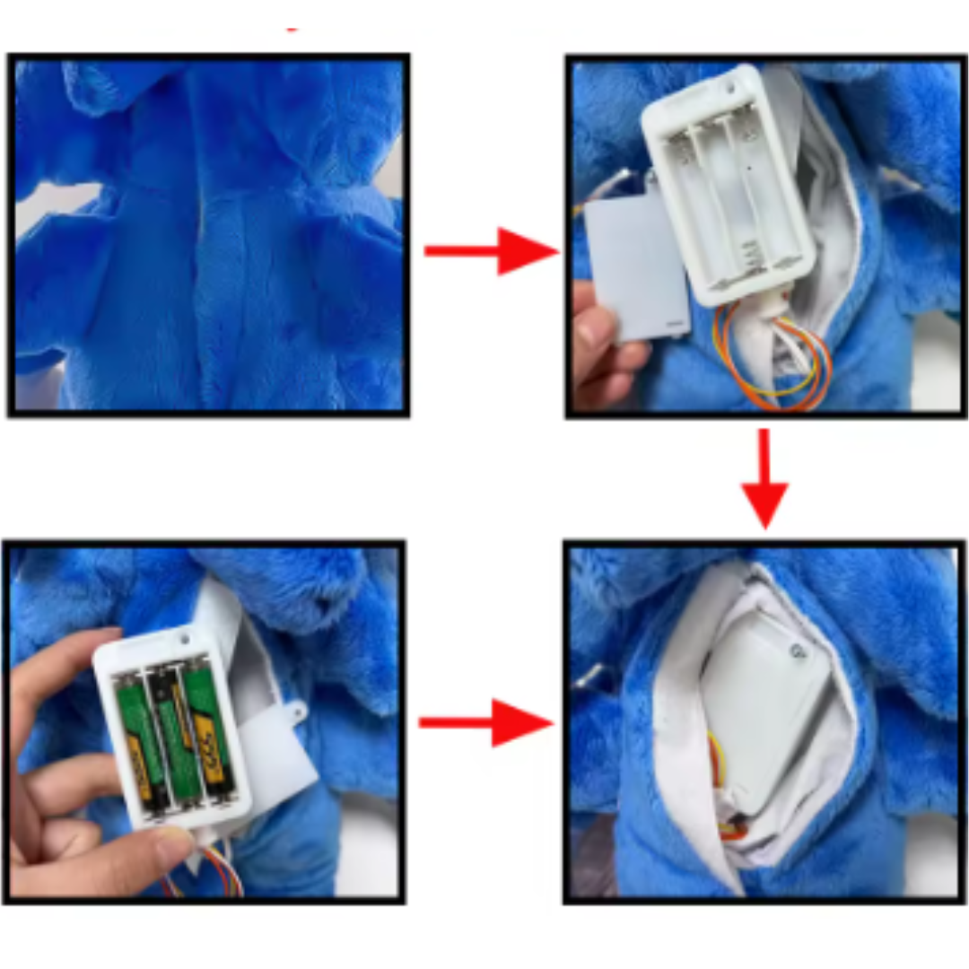 Peluche antiestrés que respira