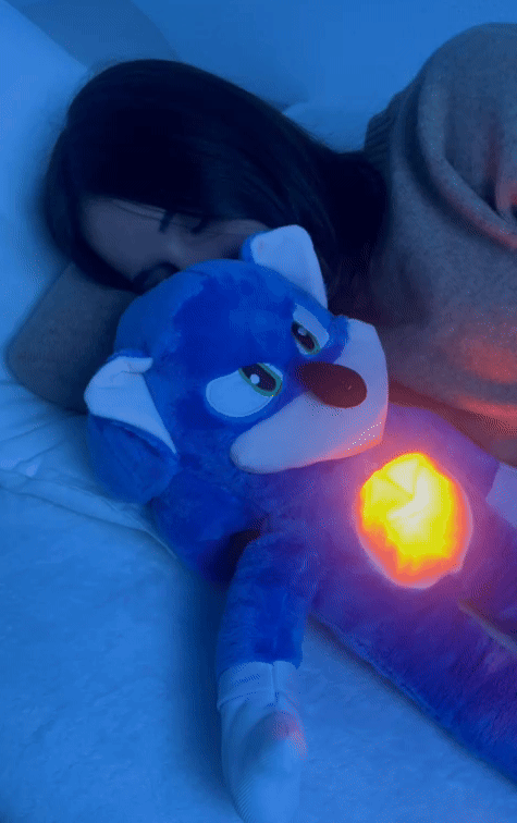 Peluche antiestrés que respira